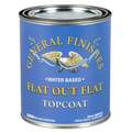 General Finishes 1 Qt Clear Flat Out Flat Water-Based Topcoat, Flat FQT